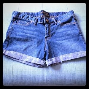 Express womens denim shorts
